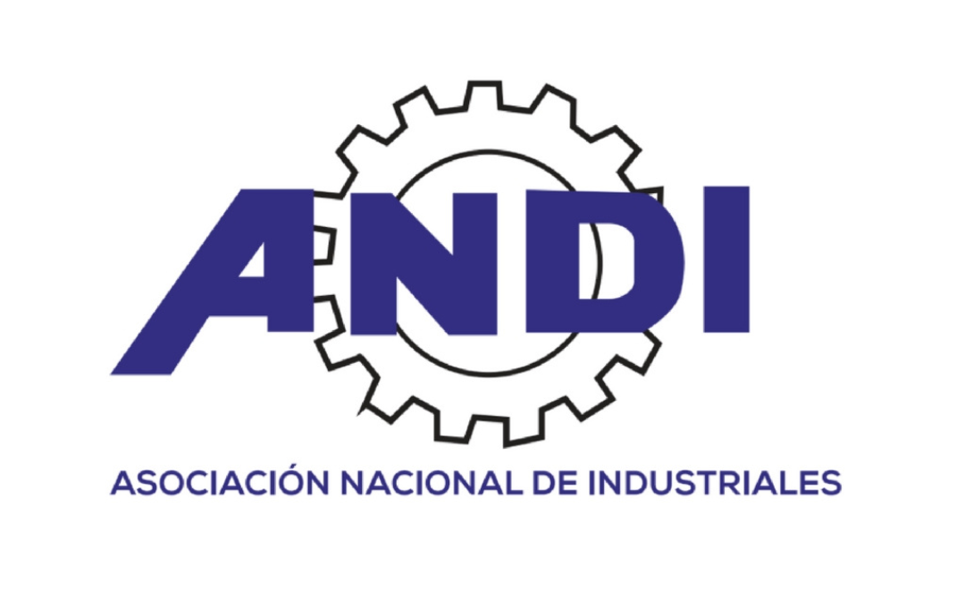 Logo of ANDI with a gear design and text "ASOCIACIÓN NACIONAL DE INDUSTRIALES" underneath.