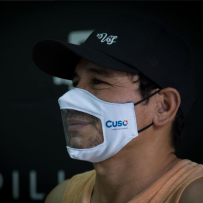 Couvre-visages pour les malentendants au Honduras