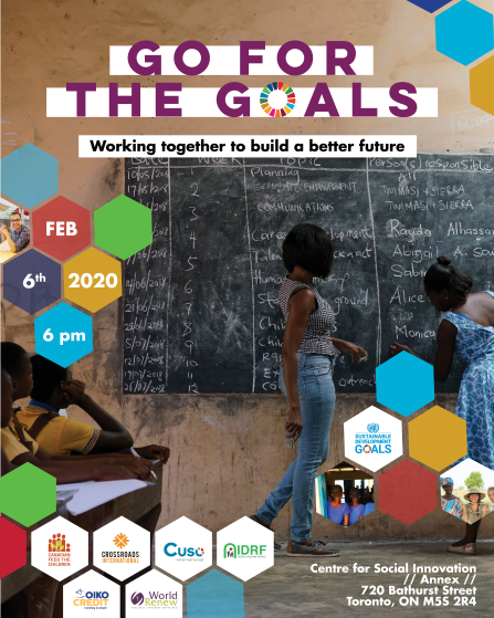 Go For The Goals event flyer