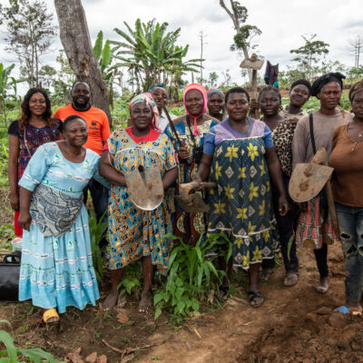 Woman farmers in Cameroon