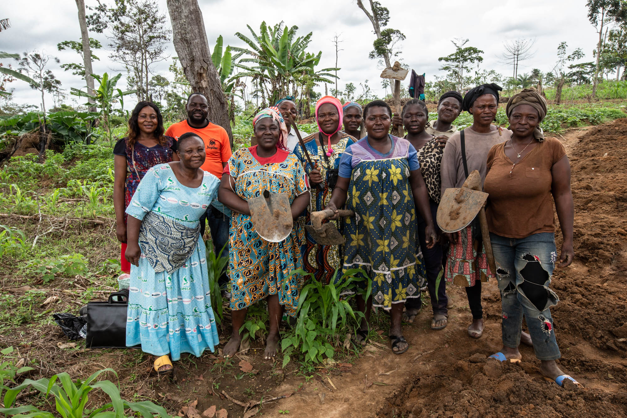 Woman farmers in Cameroon