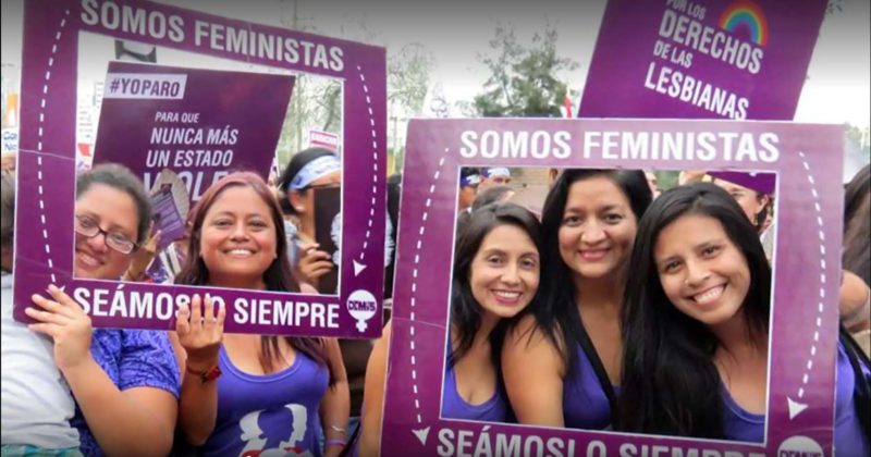 Somos feministas, Lima, Pérou. Photo : Avec l’aimable autorisation de l’Estudio para la Defensa de los Derechos de la Mujer (DEMUS)